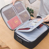 DOCUMENT TRAVEL ORGANIZER BAG