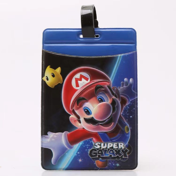 Mario Galaxy PVC Luggage Tag