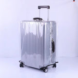 PVC TRANSPARENT TRAVEL LUGGAGE COVER PROTECTOR (26"- 30" INCHES)