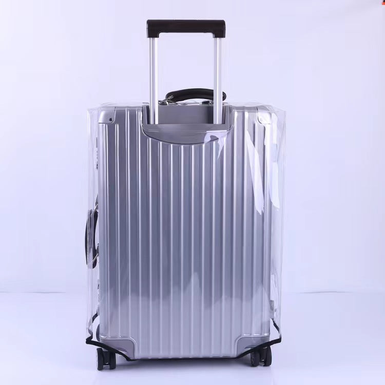 PVC TRANSPARENT TRAVEL LUGGAGE COVER PROTECTOR (26"- 30" INCHES)