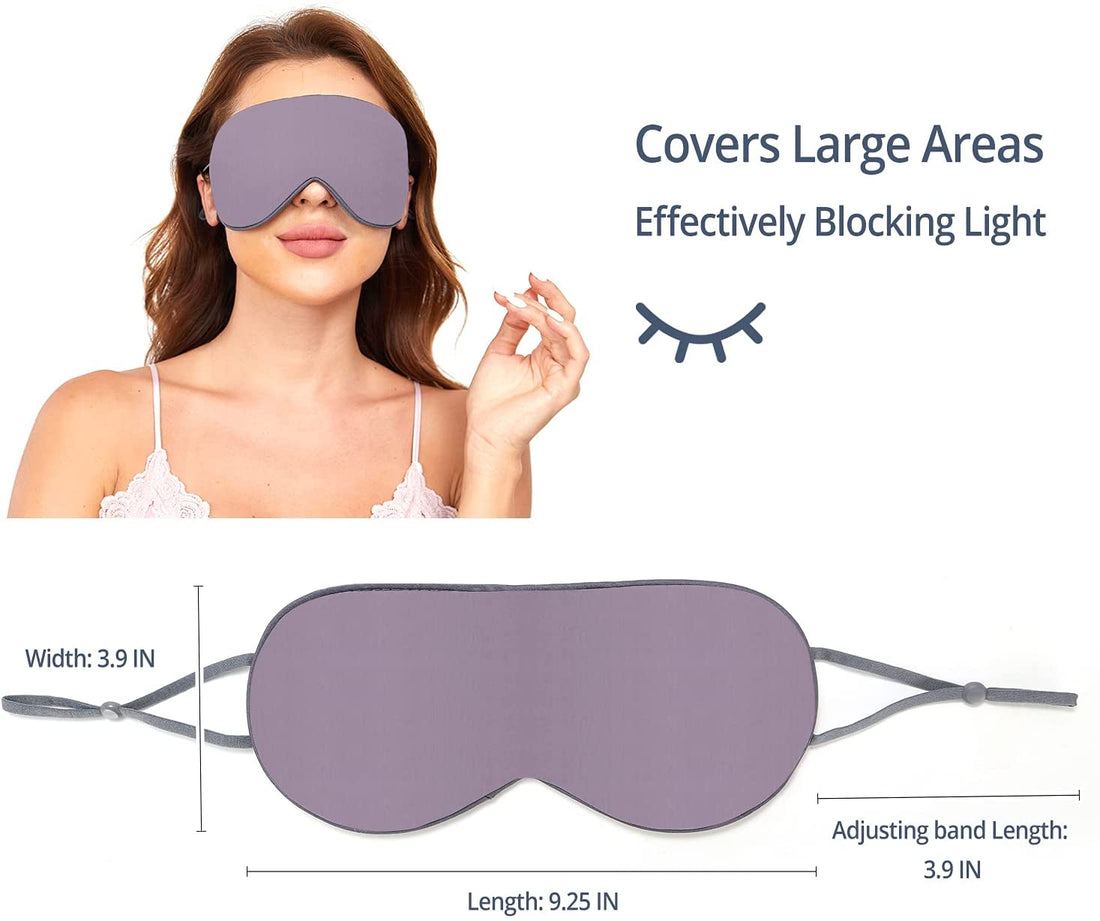 Double-Sided Sleep Mask With Adjustable Straps