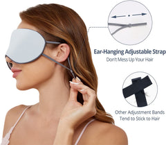Double-Sided Sleep Mask With Adjustable Straps