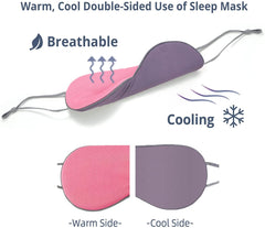 Double-Sided Sleep Mask With Adjustable Straps