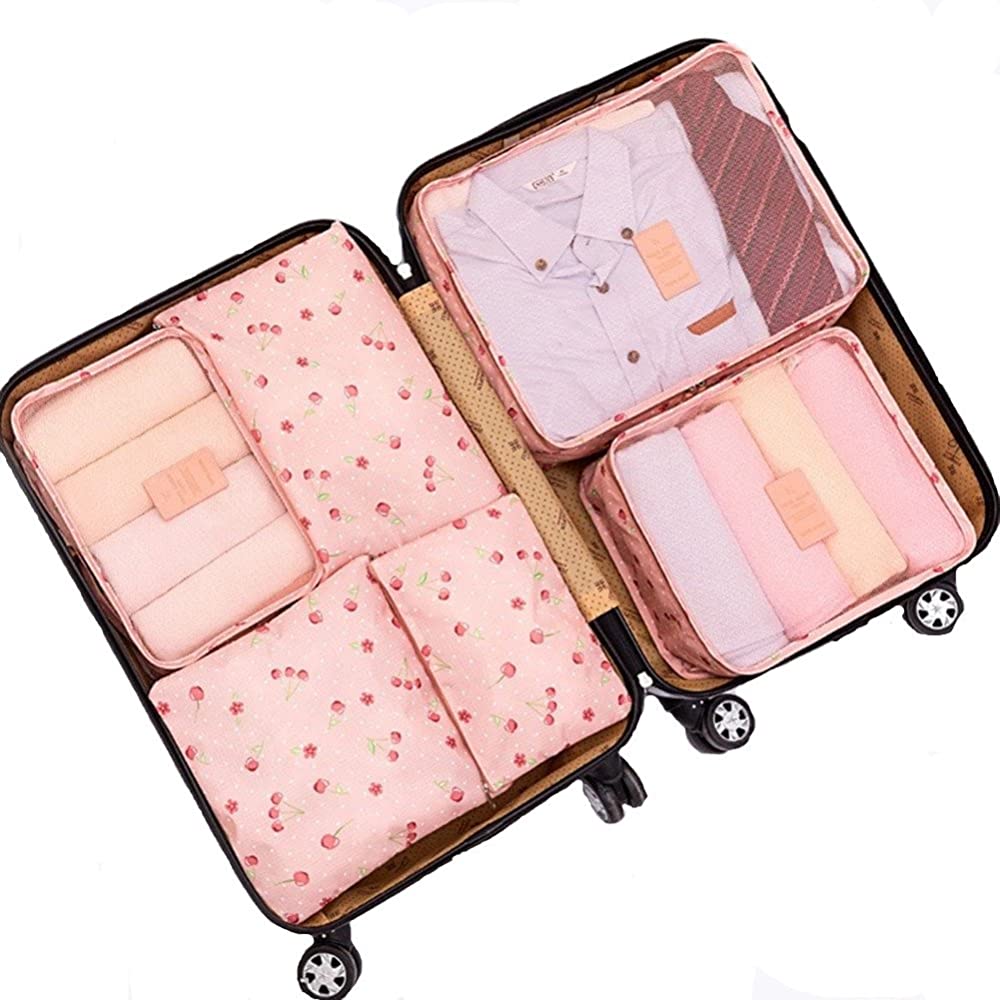 7 SET TRAVEL LITE CUBES FOR LUGGAGE PACKING ORGANIZERS