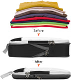 6 SET PREMIUM COMPRESSION TRAVEL PACKING CUBES