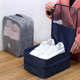 Portable Travel Shoe Bags Holds 2- 3 Pair of Shoes
